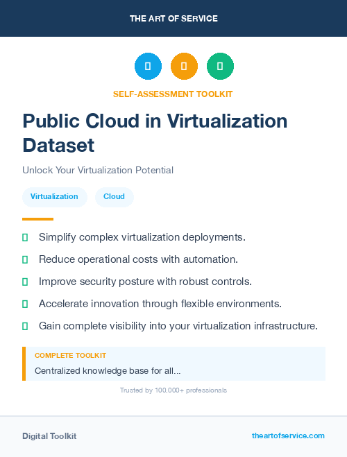 Public Cloud in Virtualization Dataset