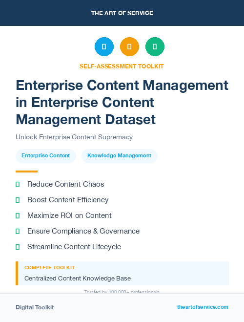 Enterprise Content Management in Enterprise Content Management Dataset