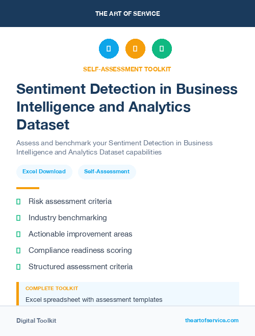 Sentiment Detection in Business Intelligence and Analytics Dataset