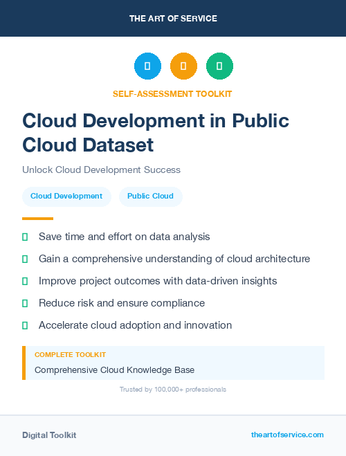 Cloud Development in Public Cloud Dataset