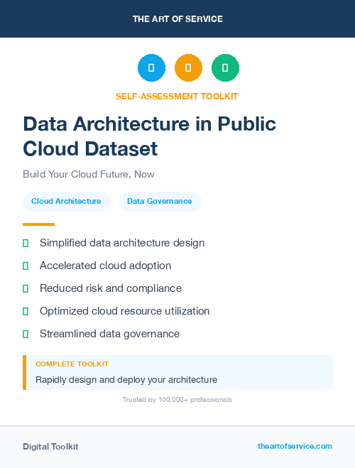 Data Architecture in Public Cloud Dataset