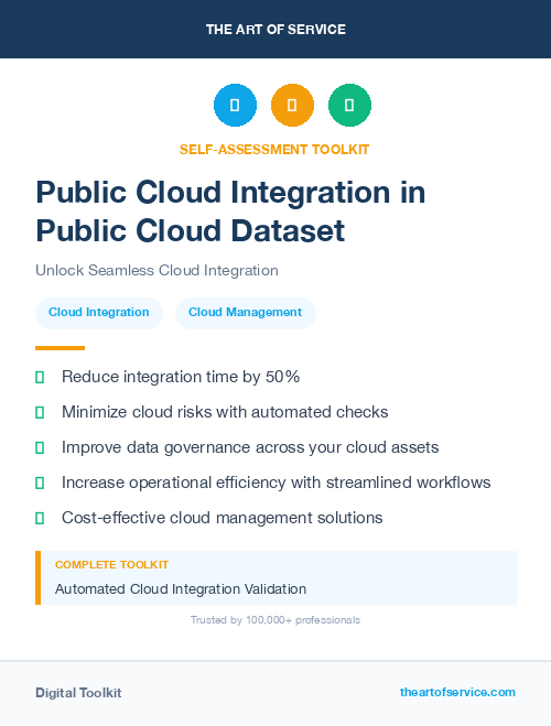 Public Cloud Integration in Public Cloud Dataset