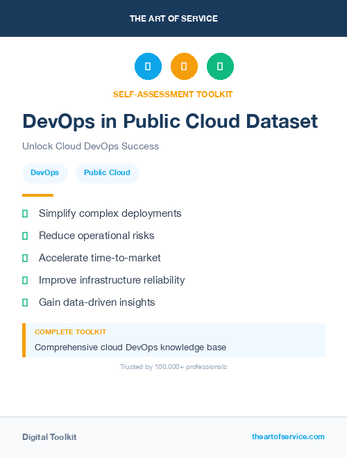DevOps in Public Cloud Dataset
