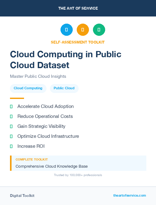 Cloud Computing in Public Cloud Dataset