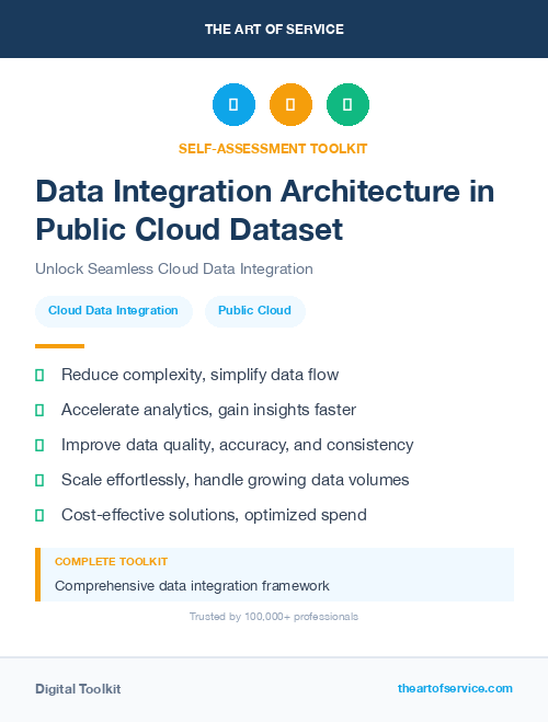 Data Integration Architecture in Public Cloud Dataset