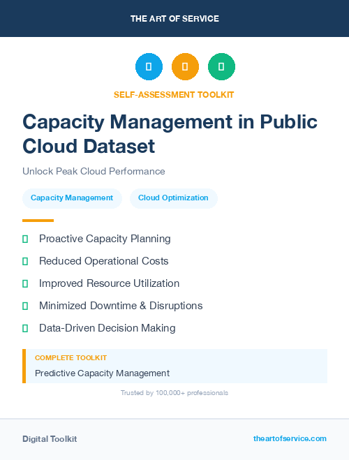 Capacity Management in Public Cloud Dataset