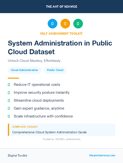System Administration in Public Cloud Dataset