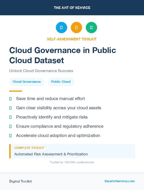 Cloud Governance in Public Cloud Dataset