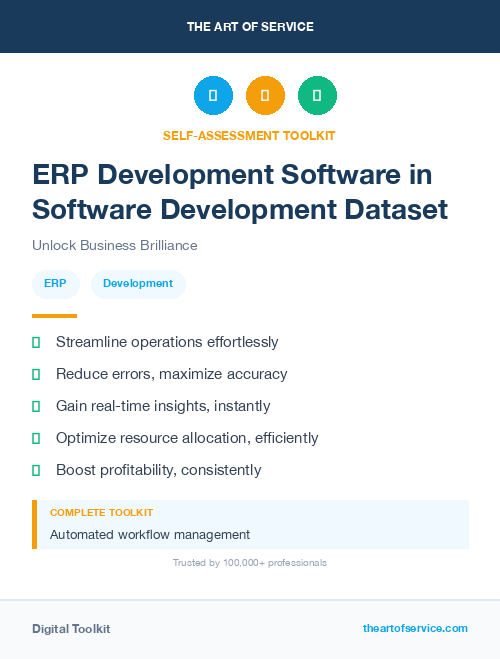 ERP Development Software in Software Development Dataset