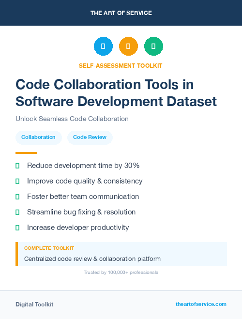 Code Collaboration Tools in Software Development Dataset