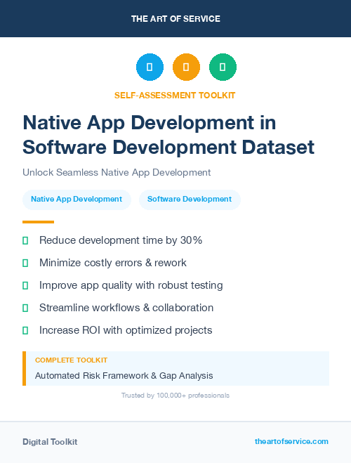 Native App Development in Software Development Dataset