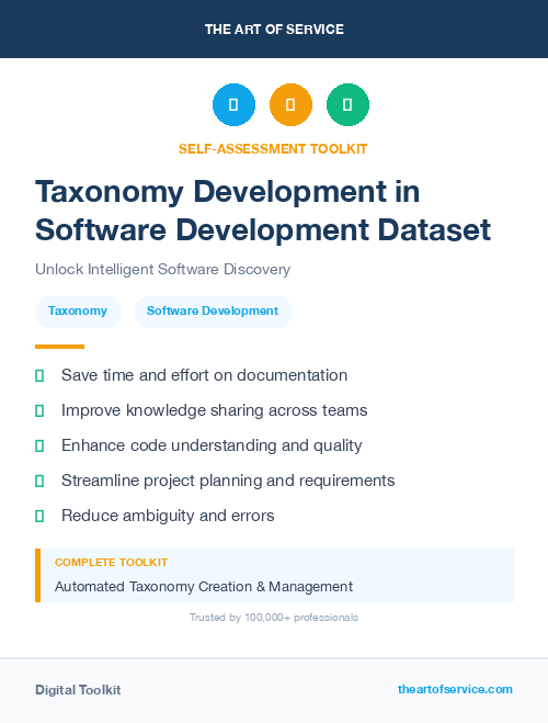 Taxonomy Development in Software Development Dataset
