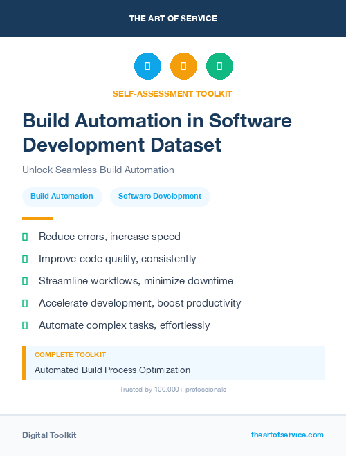 Build Automation in Software Development Dataset