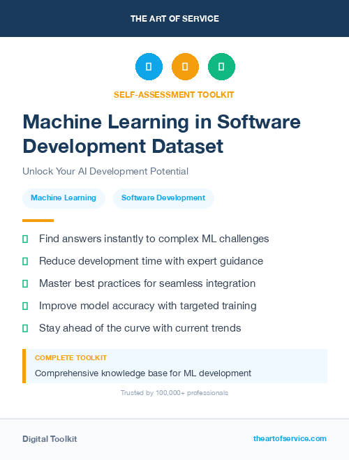 Machine Learning in Software Development Dataset