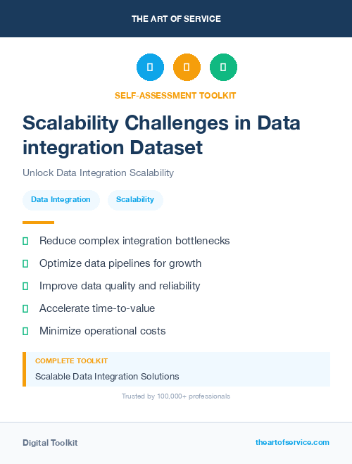 Scalability Challenges in Data integration Dataset