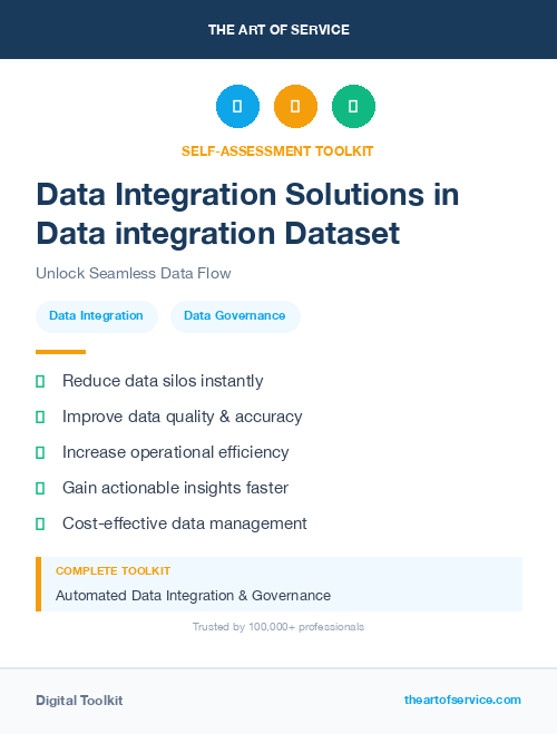 Data Integration Solutions in Data integration Dataset