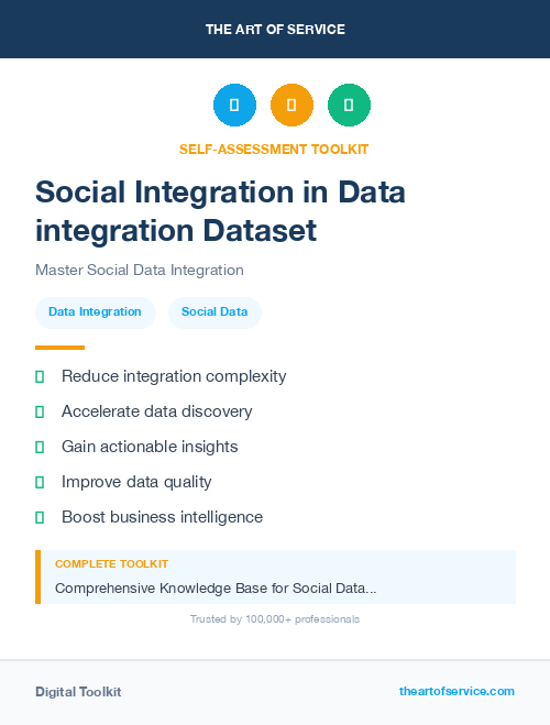 Social Integration in Data integration Dataset