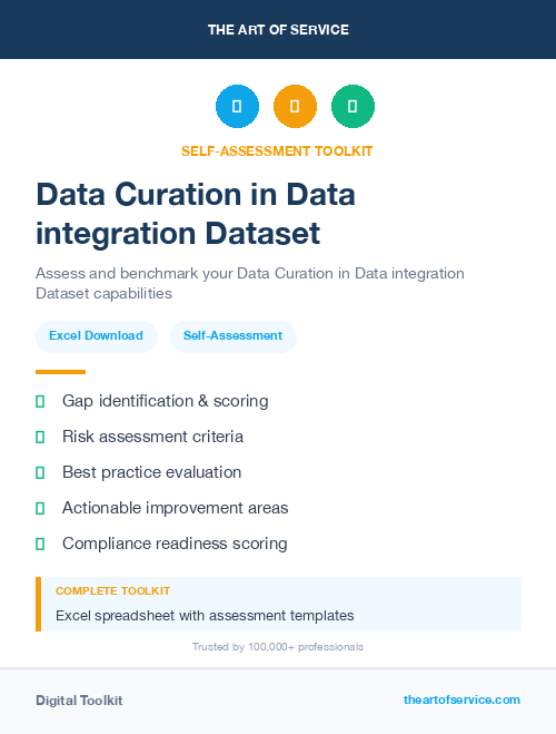 Data Curation in Data integration Dataset
