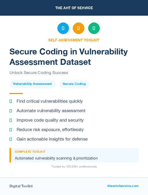 Secure Coding in Vulnerability Assessment Dataset