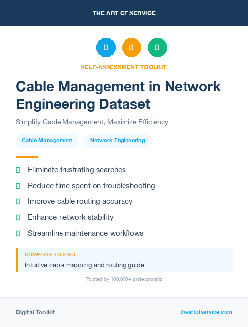 Cable Management in Network Engineering Dataset