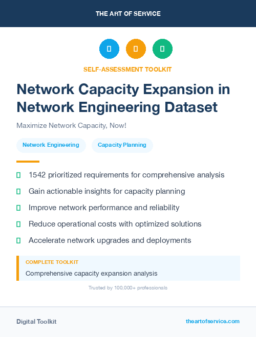 Network Capacity Expansion in Network Engineering Dataset