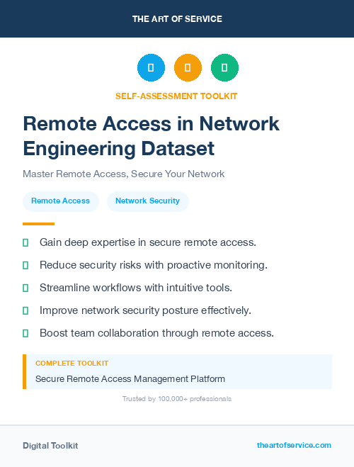 Remote Access in Network Engineering Dataset