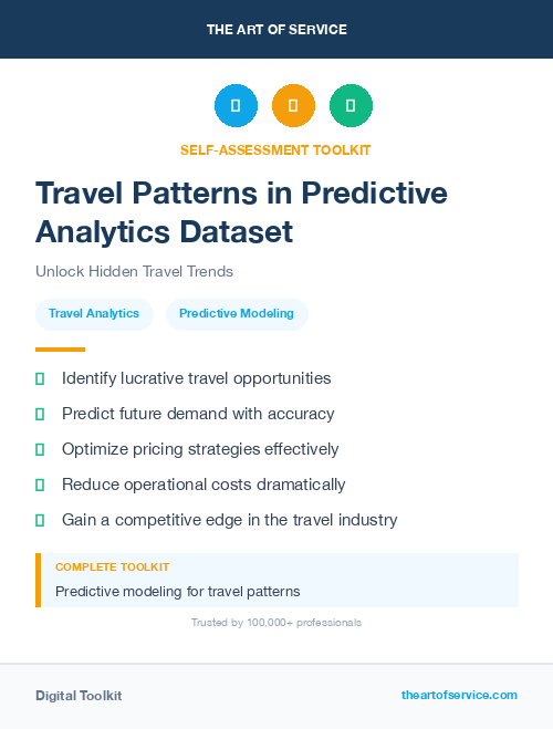 Travel Patterns in Predictive Analytics Dataset
