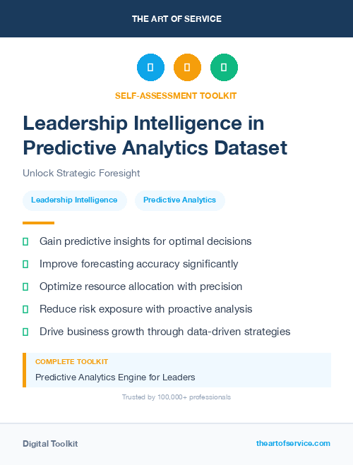 Leadership Intelligence in Predictive Analytics Dataset
