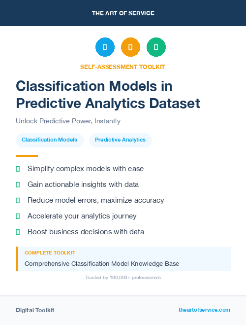Classification Models in Predictive Analytics Dataset