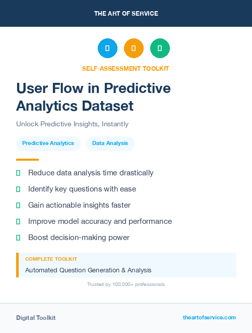 User Flow in Predictive Analytics Dataset