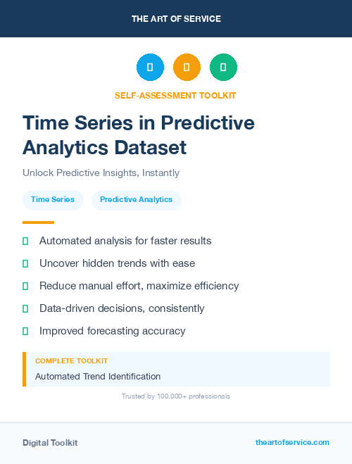 Time Series in Predictive Analytics Dataset