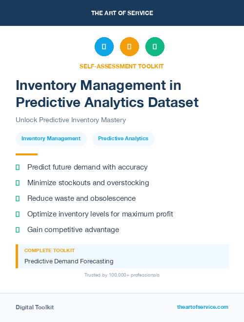 Inventory Management in Predictive Analytics Dataset