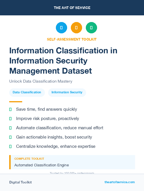 Information Classification in Information Security Management Dataset