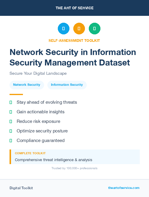 Network Security in Information Security Management Dataset