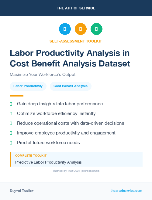 Labor Productivity Analysis in Cost Benefit Analysis Dataset