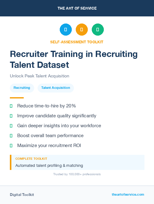 Recruiter Training in Recruiting Talent Dataset