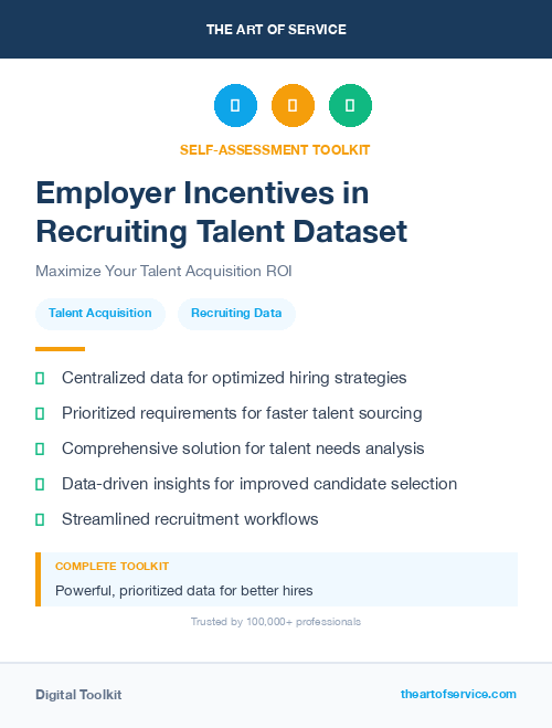 Employer Incentives in Recruiting Talent Dataset