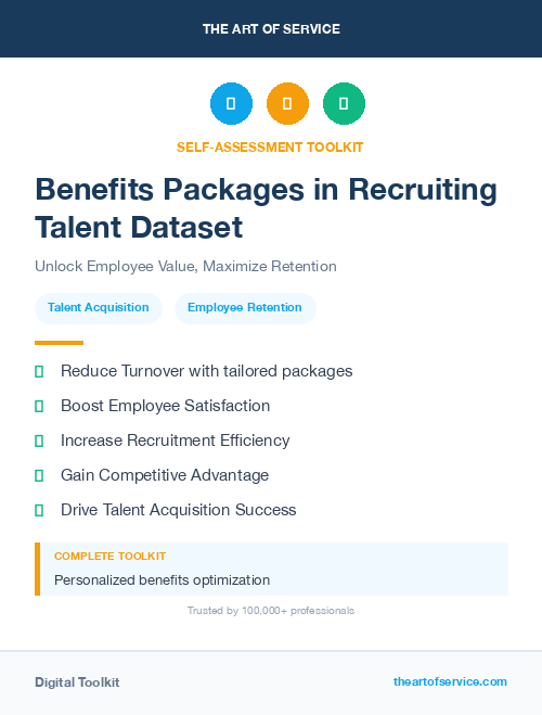 Benefits Packages in Recruiting Talent Dataset