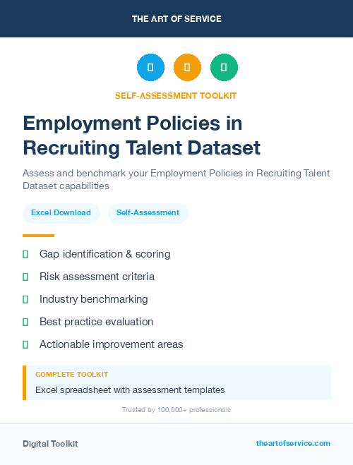 Employment Policies in Recruiting Talent Dataset