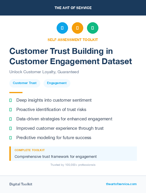 Customer Trust Building in Customer Engagement Dataset