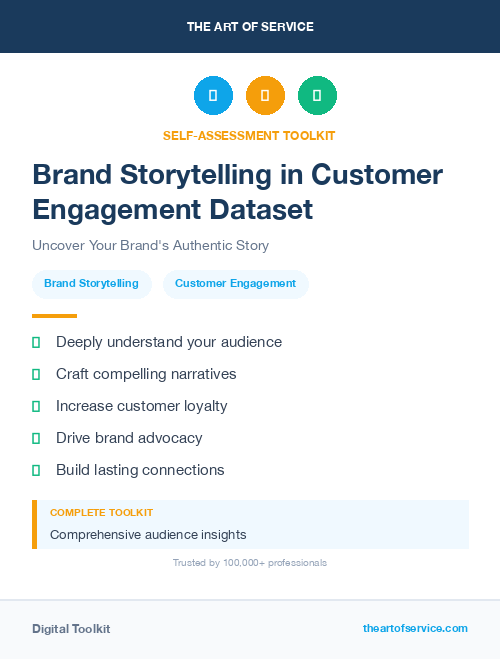 Brand Storytelling in Customer Engagement Dataset