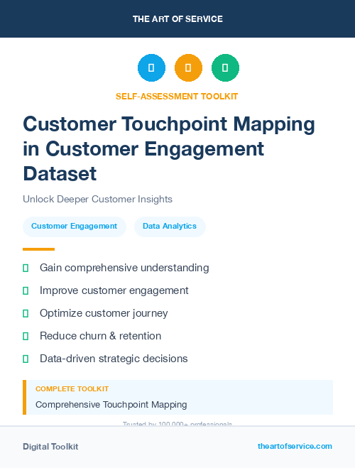 Customer Touchpoint Mapping in Customer Engagement Dataset