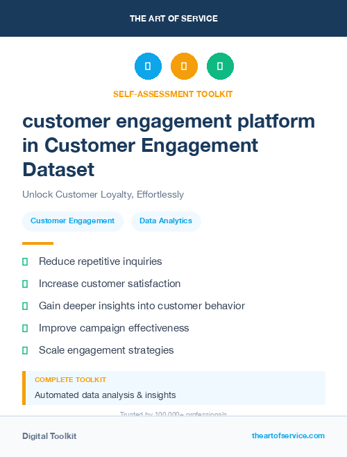 customer engagement platform in Customer Engagement Dataset