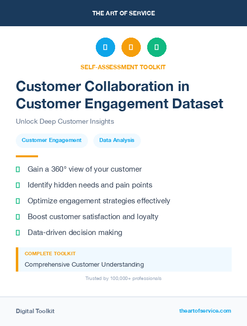 Customer Collaboration in Customer Engagement Dataset