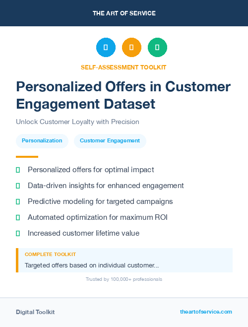 Personalized Offers in Customer Engagement Dataset