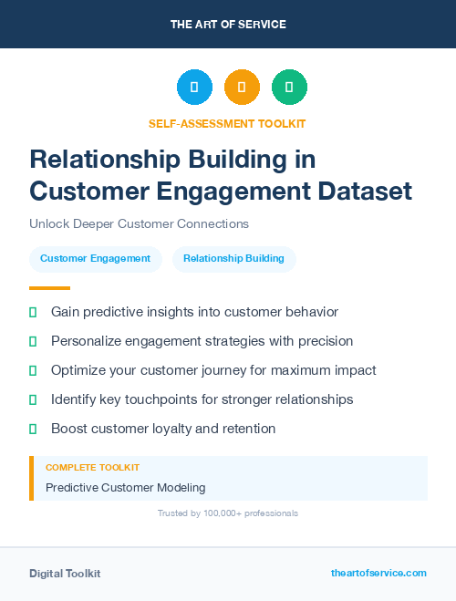Relationship Building in Customer Engagement Dataset
