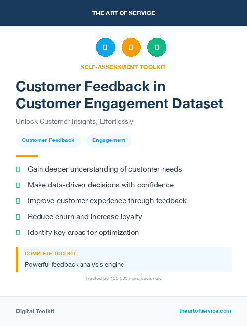 Customer Feedback in Customer Engagement Dataset