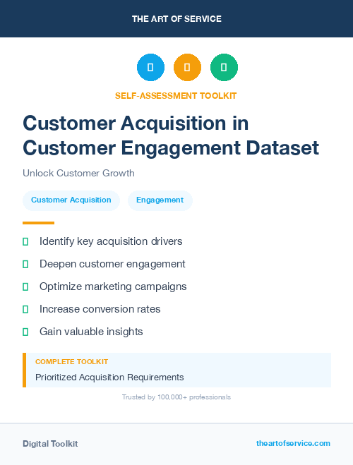Customer Acquisition in Customer Engagement Dataset