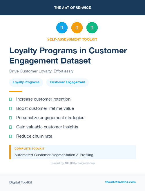 Loyalty Programs in Customer Engagement Dataset