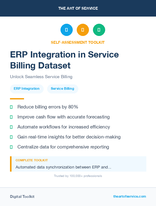 ERP Integration in Service Billing Dataset